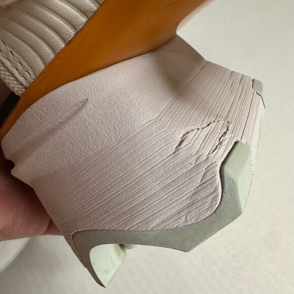 8.5 Sorel Kinetic Impact Slingback Wedge Sandals Black Sea Salt Platform Sporty - Picture 8 of 15